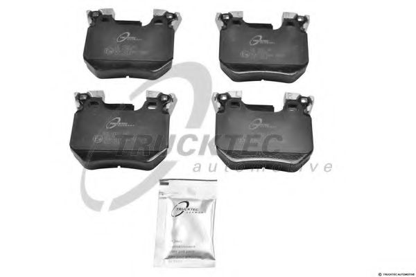 Комплект тормозных колодок, дисковый тормоз TRUCKTEC AUTOMOTIVE 08.35.043
