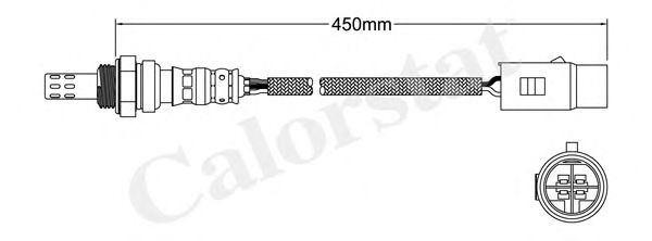 Лямбда-зонд CALORSTAT by Vernet LS140317