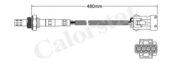Лямбда-зонд CALORSTAT by Vernet LS140343