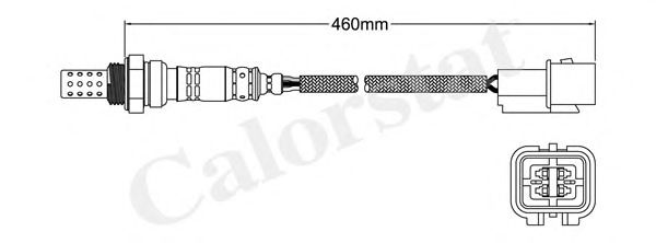 Лямбда-зонд CALORSTAT by Vernet LS140658