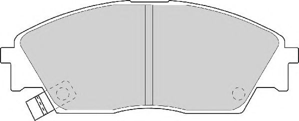 Комплект тормозных колодок, дисковый тормоз NECTO FD6526A