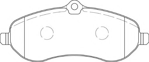 Комплект тормозных колодок, дисковый тормоз NECTO 24608