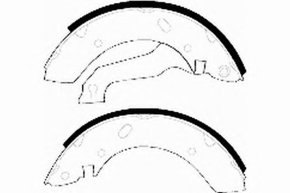 Комплект тормозных колодок NECTO N1546
