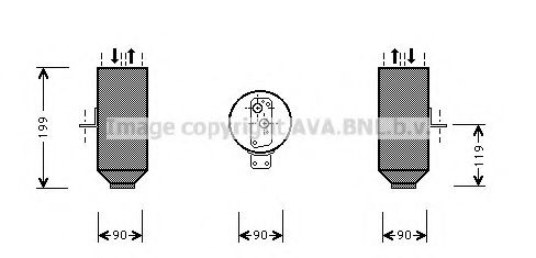 Осушитель, кондиционер AVA QUALITY COOLING BWD223