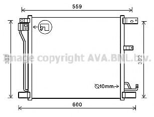 Конденсатор, кондиционер AVA QUALITY COOLING DNA5401