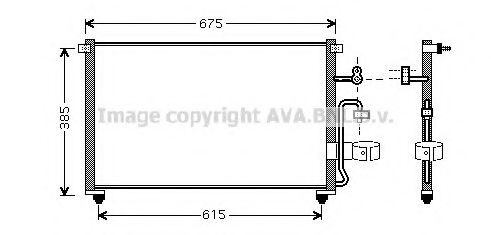 Конденсатор, кондиционер AVA QUALITY COOLING DW5063
