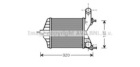 Интеркулер AVA QUALITY COOLING FTA4280