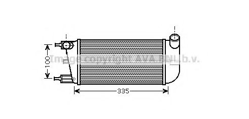 Интеркулер AVA QUALITY COOLING FTA4352