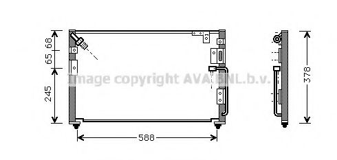 Конденсатор, кондиционер AVA QUALITY COOLING HY5079