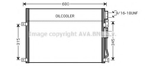 Конденсатор, кондиционер AVA QUALITY COOLING JEA5045