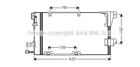 Конденсатор, кондиционер AVA QUALITY COOLING OLA5251