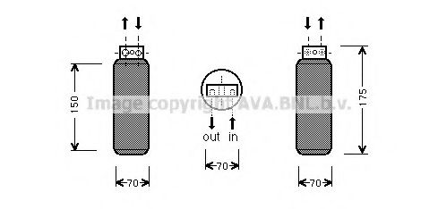 Осушитель, кондиционер AVA QUALITY COOLING OLD288