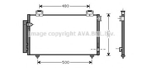 Конденсатор, кондиционер AVA QUALITY COOLING TO5408D