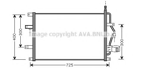 Конденсатор, кондиционер AVA QUALITY COOLING VO5107D