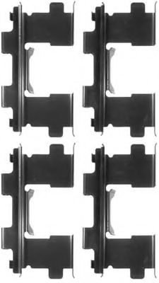 Комплектующие, колодки дискового тормоза MGA A108