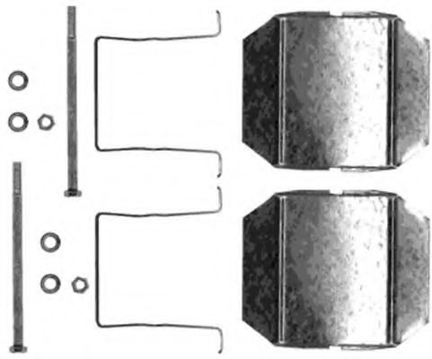 Комплектующие, колодки дискового тормоза MGA A204