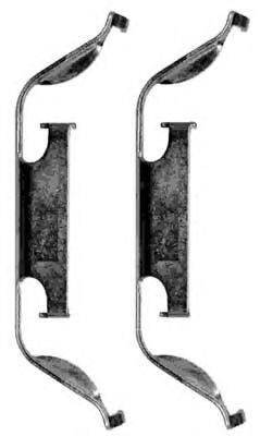 Комплектующие, колодки дискового тормоза MGA A217