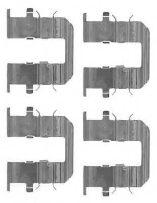 Комплектующие, колодки дискового тормоза MGA A314