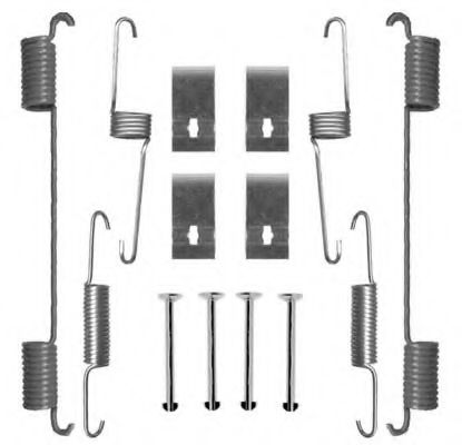 Пружина, тормозная колодка MGA R215