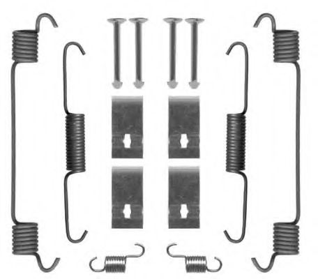 Пружина, тормозная колодка MGA R217