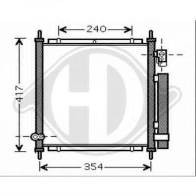 Конденсатор, кондиционер DIEDERICHS 8524001