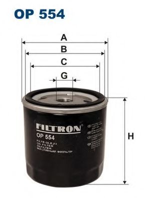 Масляный фильтр FILTRON OP554