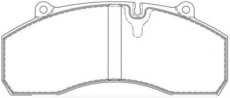 Комплект тормозных колодок, дисковый тормоз BERAL 29120