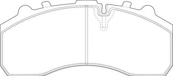 Комплект тормозных колодок, дисковый тормоз BERAL 2917930004145764