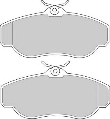 Комплект тормозных колодок, дисковый тормоз DURON DBP200980