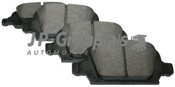Комплект тормозных колодок, дисковый тормоз JP GROUP 1263700510