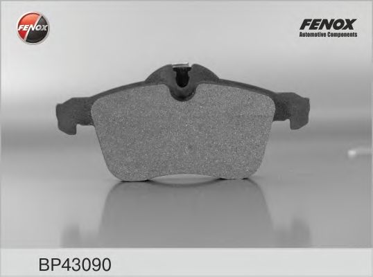 Комплект тормозных колодок, дисковый тормоз FENOX 23832