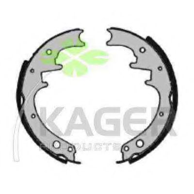 Комплект тормозных колодок KAGER 340284