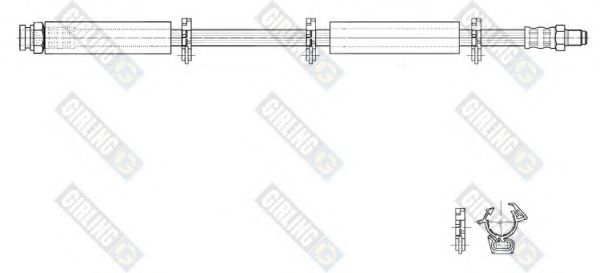 Тормозной шланг GIRLING 9002222