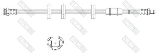 Тормозной шланг GIRLING 9002580