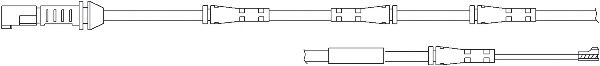 Сигнализатор, износ тормозных колодок KAWE WS0305A