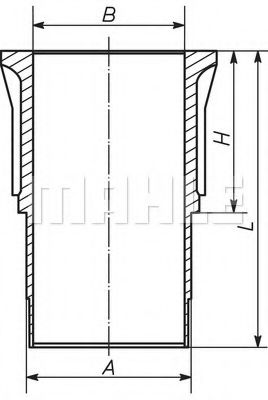 Гильза цилиндра MAHLE ORIGINAL 021 WN 29