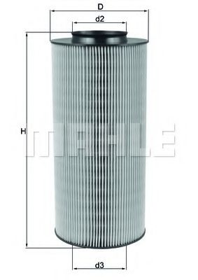 Воздушный фильтр MAHLE ORIGINAL LX 918