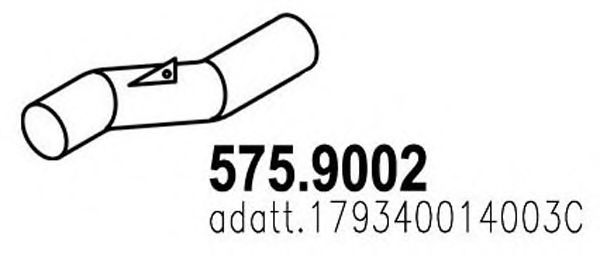 Труба выхлопного газа DINEX 69003