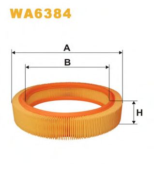 Воздушный фильтр WIX FILTERS WA6384