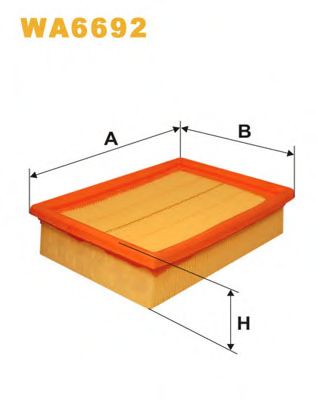 Воздушный фильтр WIX FILTERS WA6692