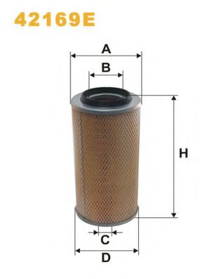 Воздушный фильтр WIX FILTERS 42169E