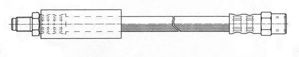 Тормозной шланг CEF 510851