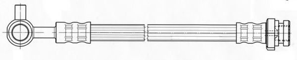 Тормозной шланг CEF 512013