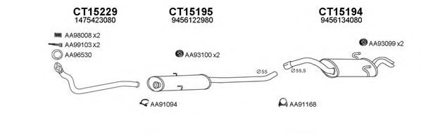 Система выпуска ОГ VENEPORTE 250196