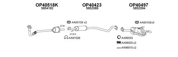 Система выпуска ОГ VENEPORTE 400075