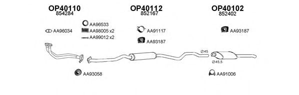 Система выпуска ОГ VENEPORTE 400440