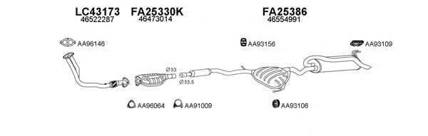 Система выпуска ОГ VENEPORTE 430017
