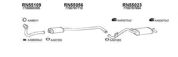 Система выпуска ОГ VENEPORTE 550066