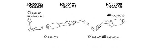 Система выпуска ОГ VENEPORTE 550076