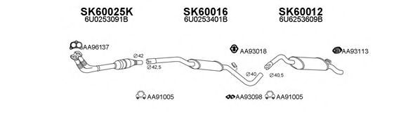 Система выпуска ОГ VENEPORTE 600021